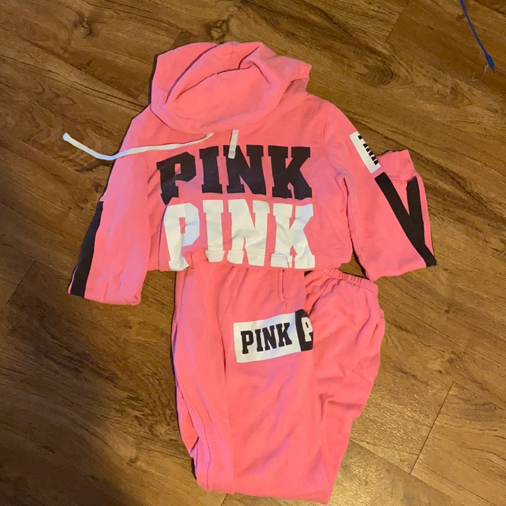 Pink sweatsuit